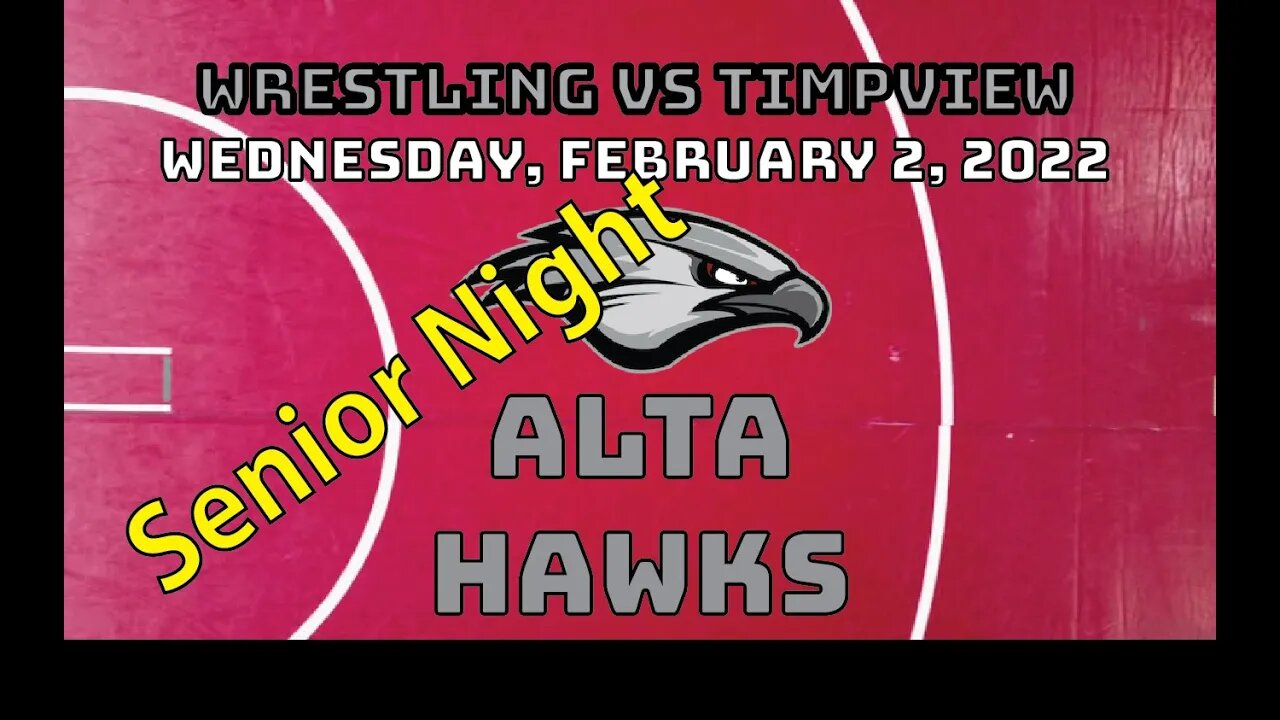 "Senior Night" - Wrestling vs. Timpview