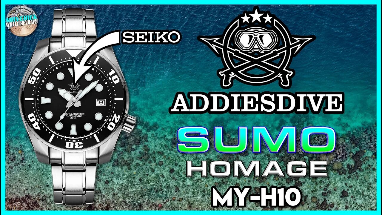 I Love & Hate This Watch! | ADDIESDIVE Seiko Sumo Homage 200m Automatic Diver MY-H10 Unbox & Review