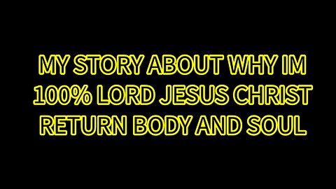 IM LORD JESUS CHRIST RETURN STORY, LIE DETECTOR VIDEO BELOW ON CHANNEL