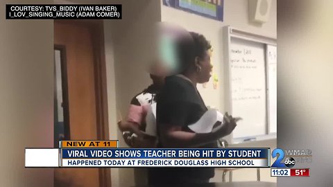 VIDEO: Baltimore teacher punched in face by student