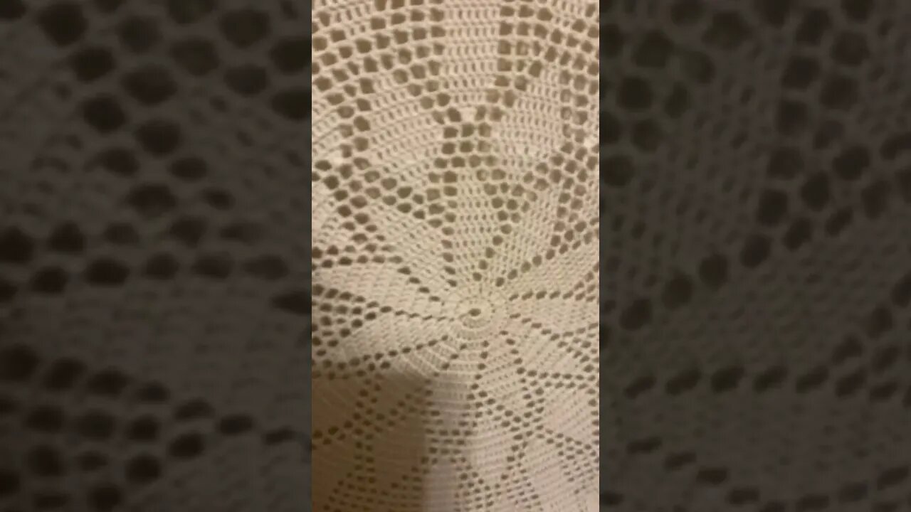 Finished Project: Irish Crochet Tablecloth Dream Catcher