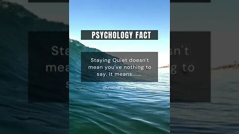 Do you stay Quiet rather than clarify your thoughts? #introvert #introvertstruggles #silence #facts