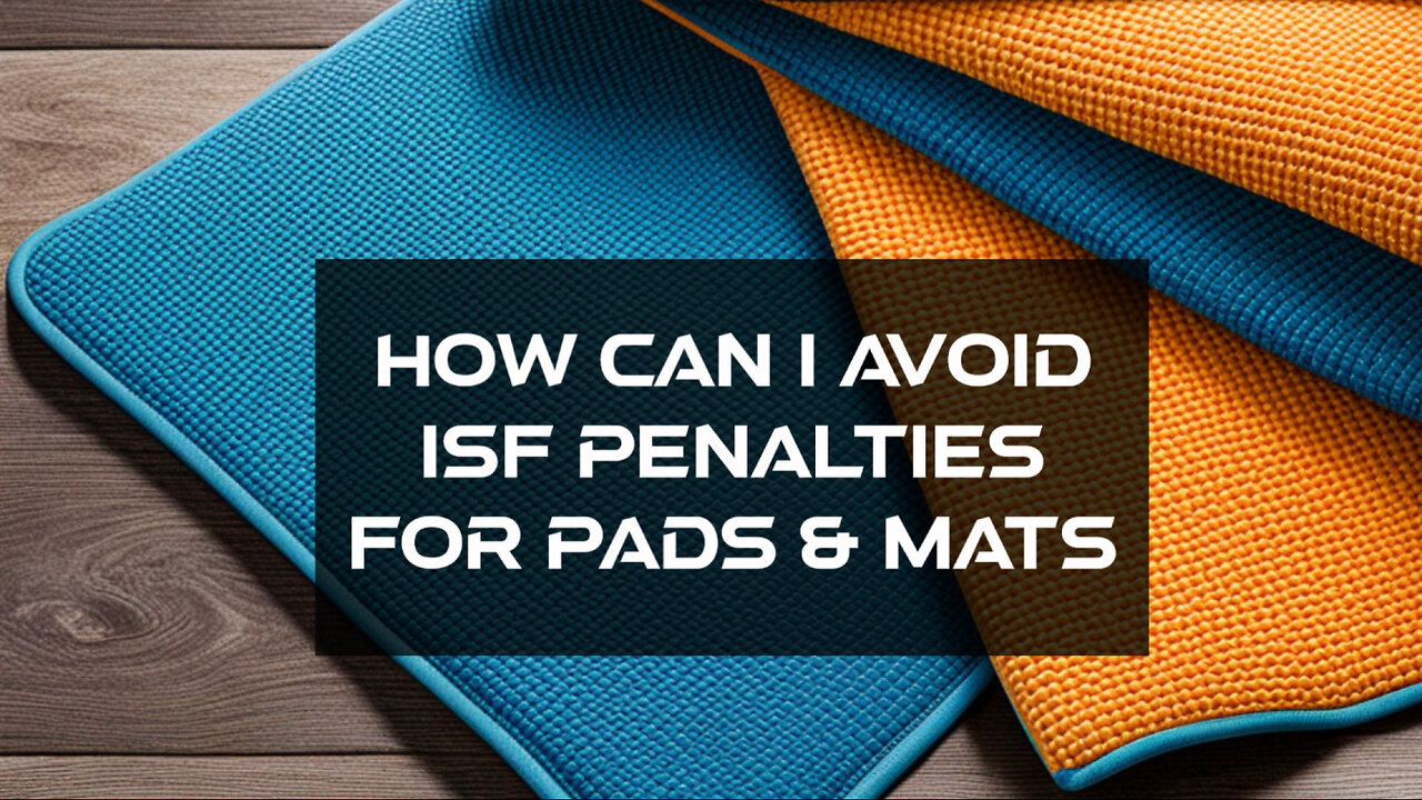 Avoiding ISF Penalties: Essential Tips for Pads and Mats Importers