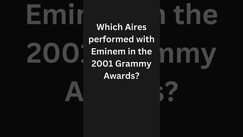 [Aries Facts] Which Aries Performed with Eminem in the 2001 Grammy Awards?