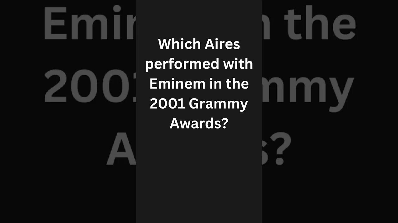 [Aries Facts] Which Aries Performed with Eminem in the 2001 Grammy Awards?