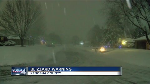 Kenosha County under Blizzard Warning