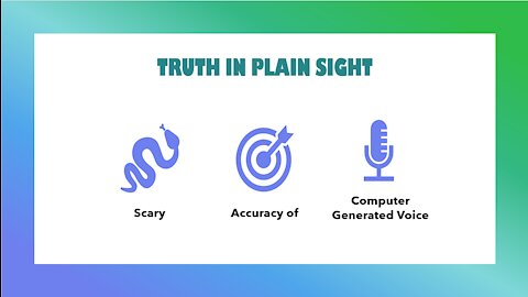 Scary Accuracy of AI Generated Voice - Truth in Plain Sight