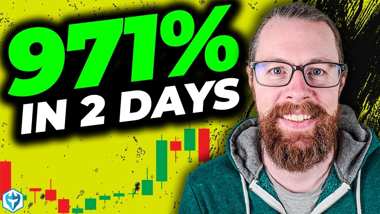 This stock is up 971% in 2 DAYS!! #stockmarket #trading