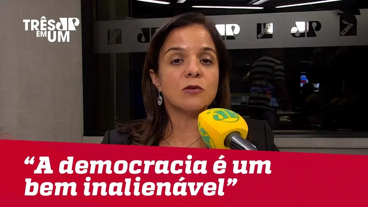 Vera Magalhães: "Não é 'melhor Jair se acostumando' com nada que não seja o regime democrático"