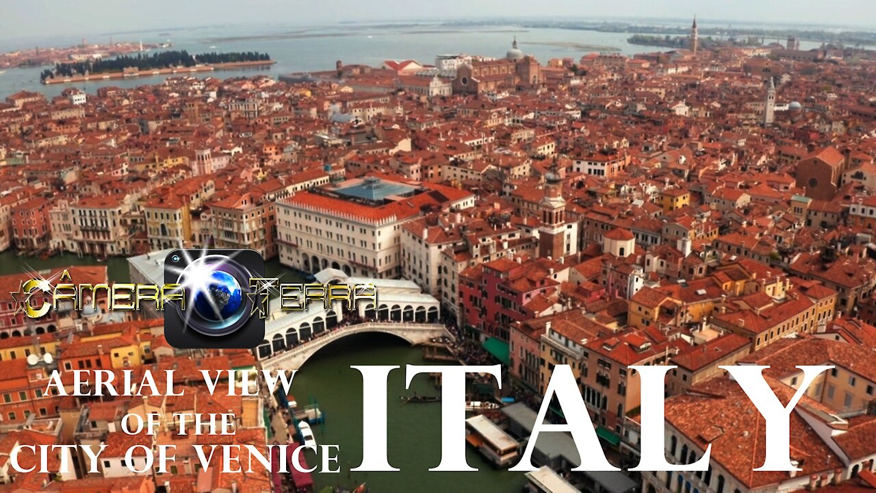 🌎 Aerial view of the city of Venice, Italy | 2021