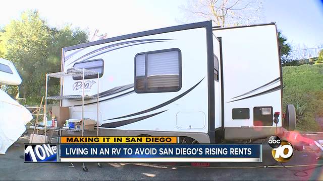 Making It In San Diego: Living in an rv to avoid rising rent