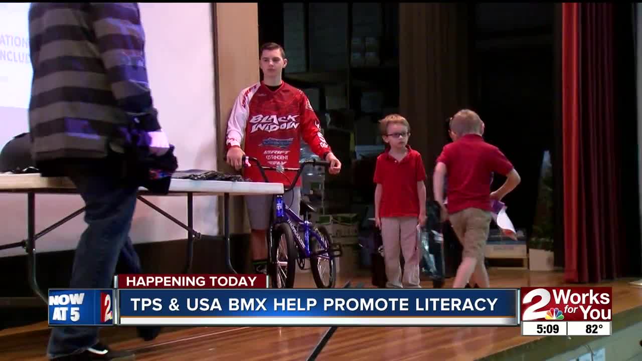 TPS, USA BMX help promote literacy