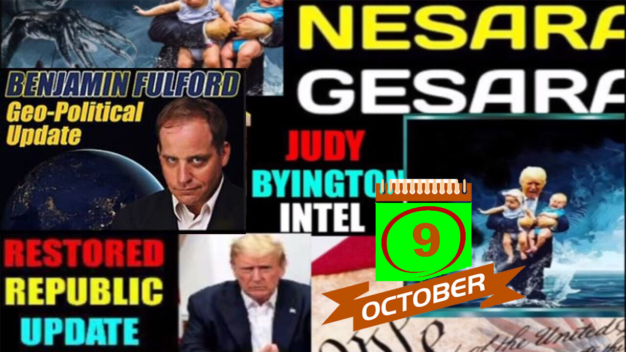 Judy Byington. Restored Republic via a GCR 10/9/24 > Benjamin Fulford Great - Trump Return