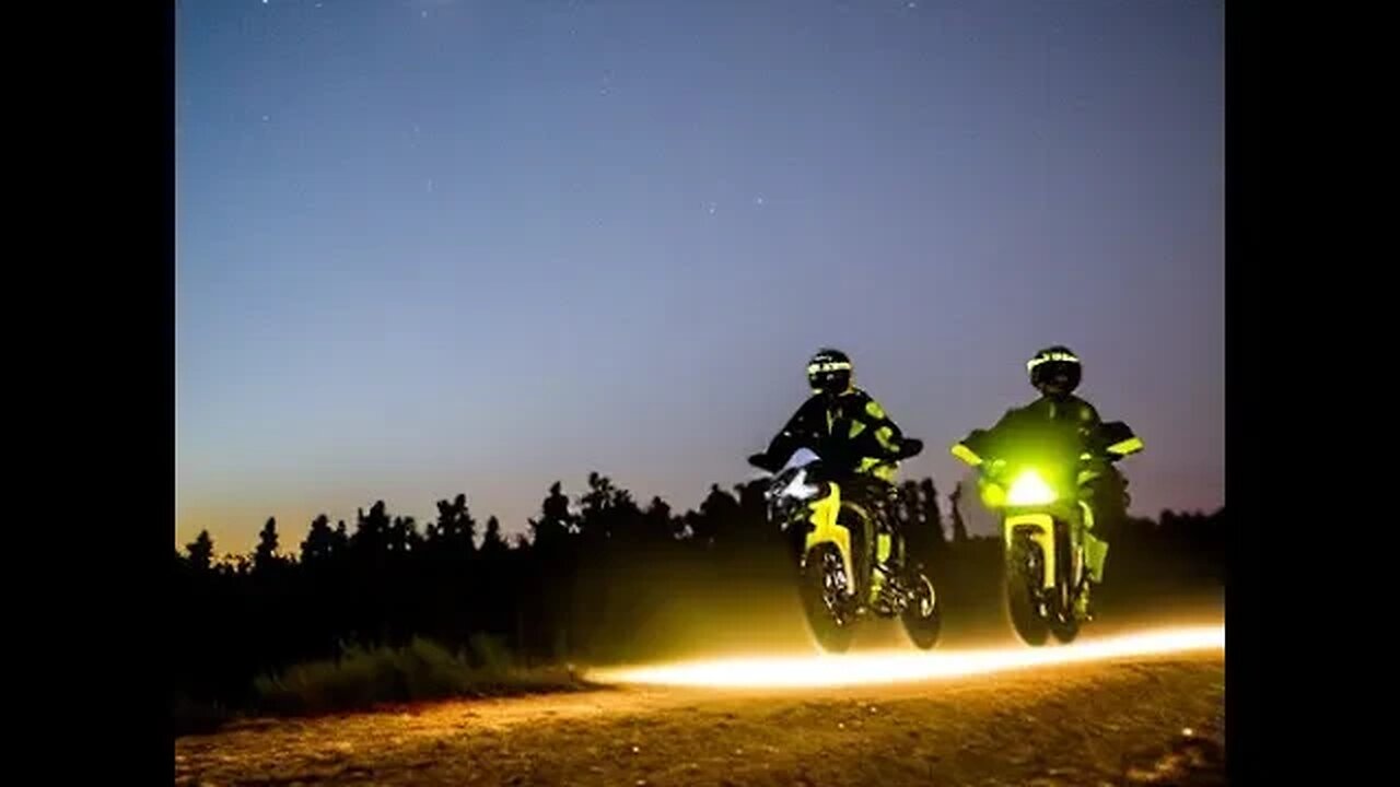 Mini Bikes with Crappy Head Lights ( Trailmaster Hurricane 200X )