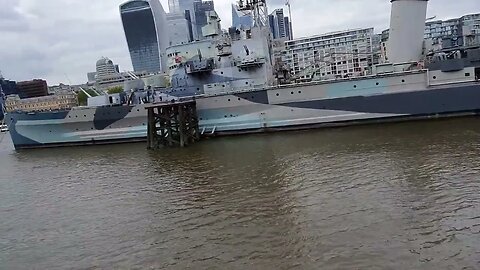 HMS Belfast River Thames London 16th May 2023