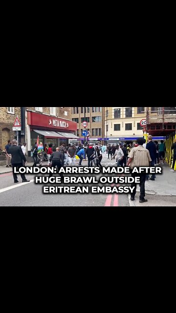 London: Arrests made after huge brawl outside Eritrean embassy
