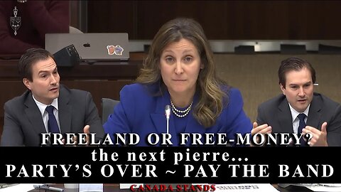 The NEXT Pierre HAMMERS Freeland over RECKLESS spending | You ALWAYS have to pay the money back