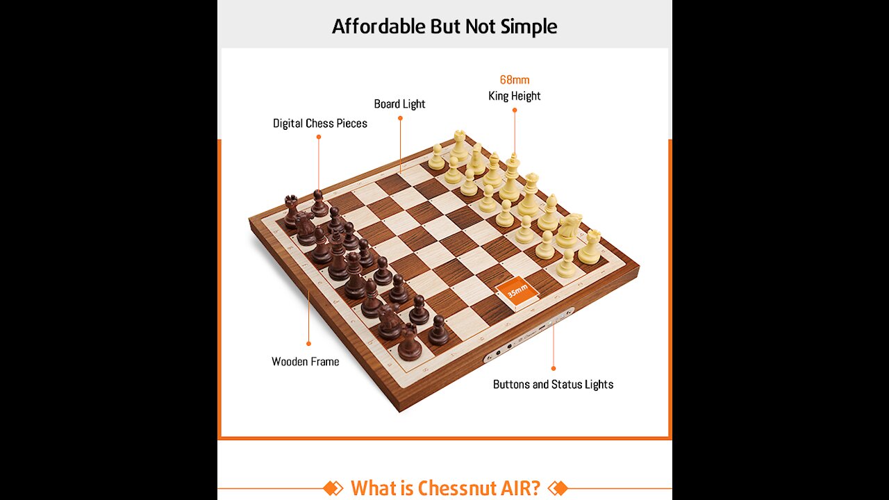 wooden frame digital chess set for every chess lover | World Top New Technologies