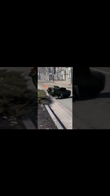 Shot down Tochka-U Missile