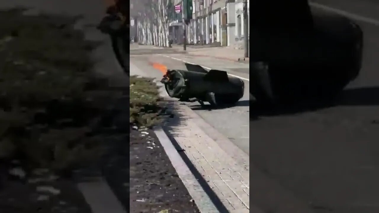 Shot down Tochka-U Missile