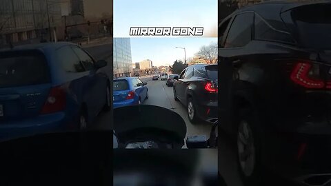 Biker SMASHED this driver's mirror. Justified or not?