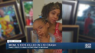 Mom, 5 kids killed in I-10 crash near Tonopah