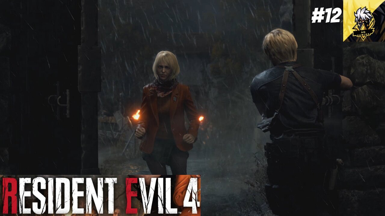 "Resident Evil 4 Remake Part #12 : Leon & Louis Face Off Against Villagers to Protect Ashley!"