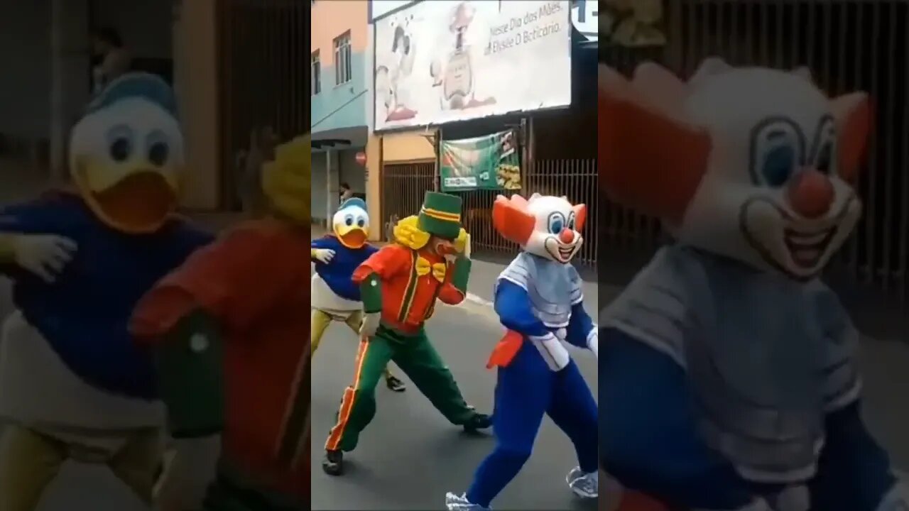 DANÇANDO FOFÃO, BOZO, PATATI, PATO DONALD E O MÁSKARA NA CARRETA DA ALEGRIA, LIKE