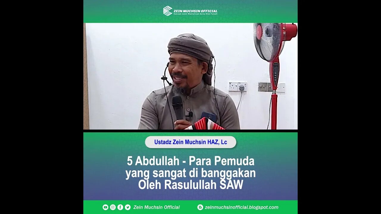 5 Pemuda Yang Sangat di Banggakan Oleh Rasulullah SAW - Ustadz Zein Muchsin