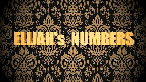 ELIJAH's NUMBERS - "ELIJAH PATTERN" - JUNE 26 2024