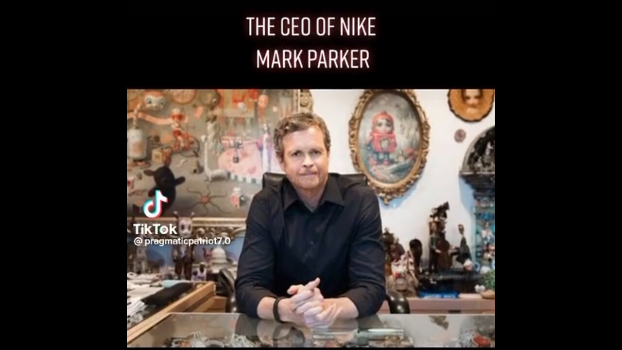 NIKE CEO Mark Parker - Office Art: Pedo, Baphomet