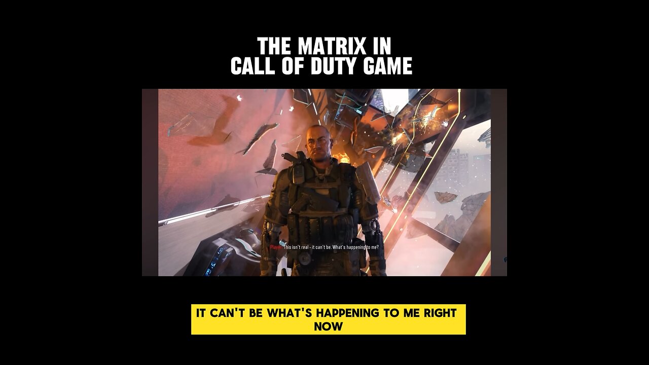 THE MATRIX IN CALL OF DUTY GAME