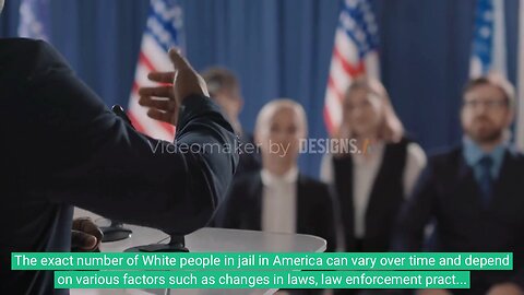 How many white people are in jail in America ? How many white men are in jail in America ?