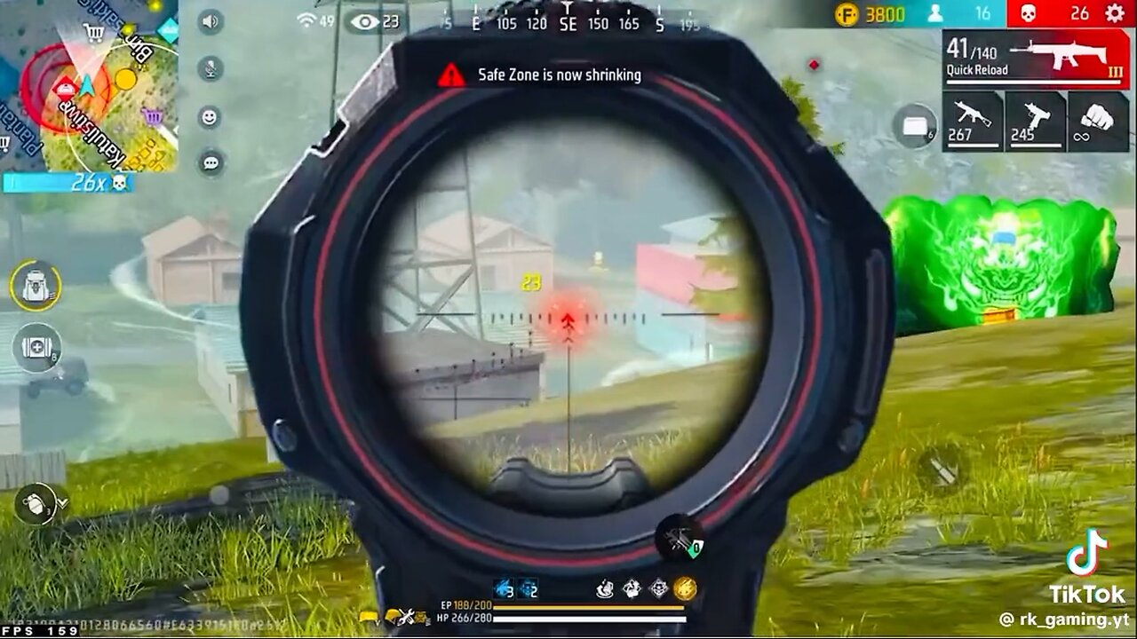 Free fire gameplay