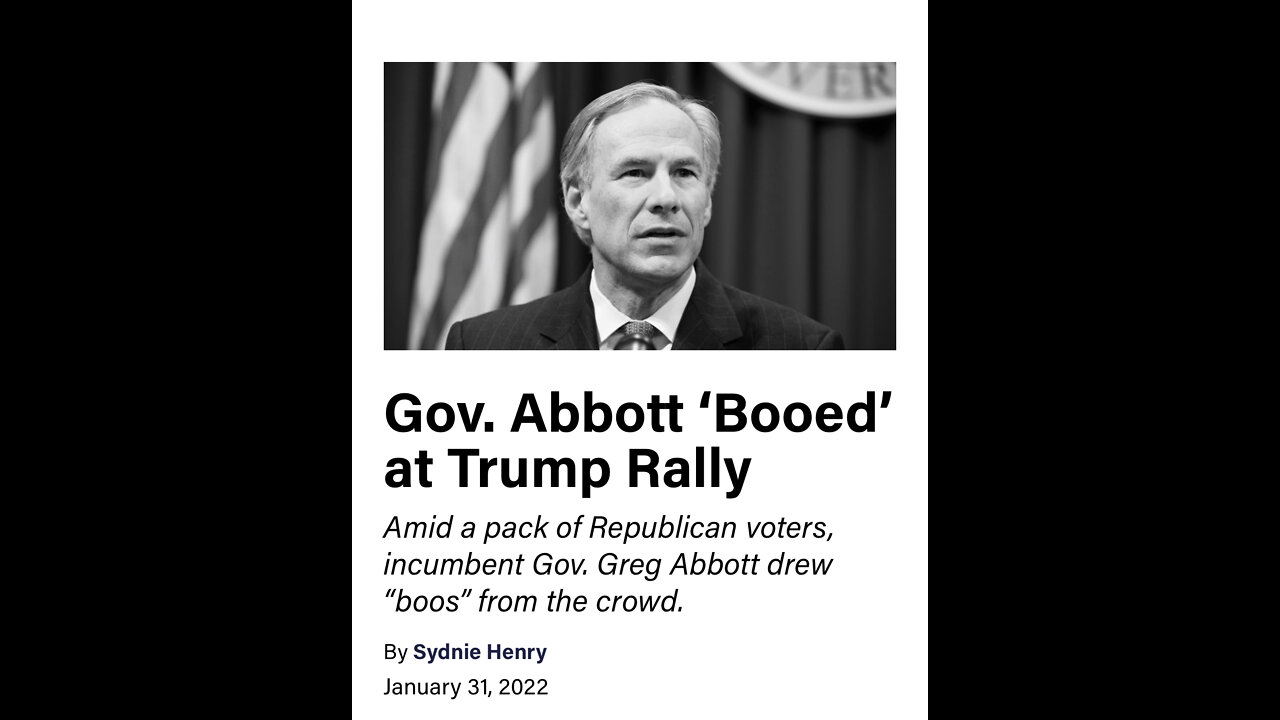 National Border Patrol Council Endorsement of Greg Abbott