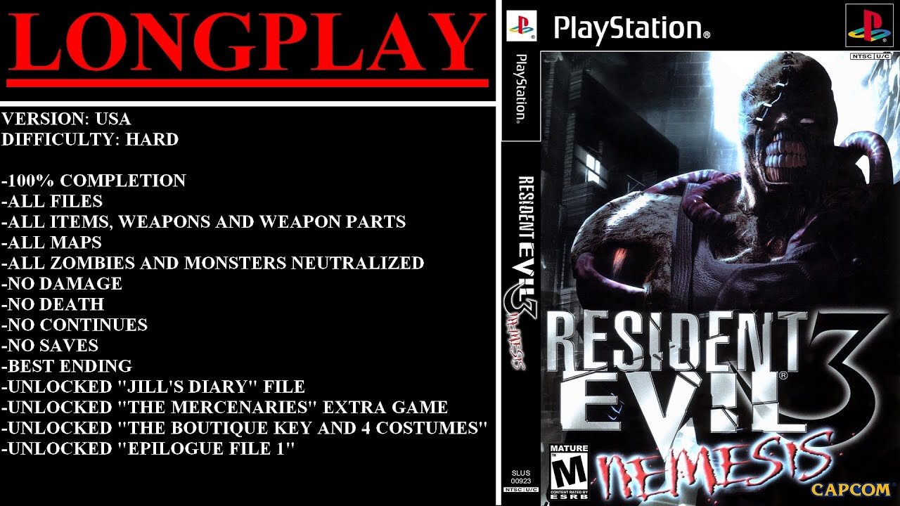 [PS1] Resident Evil 3: Nemesis - NEMESIS BUG 1