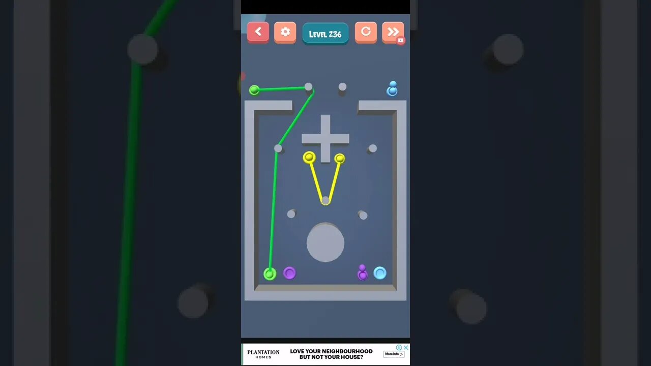 Color Rope Puzzle - Level 236