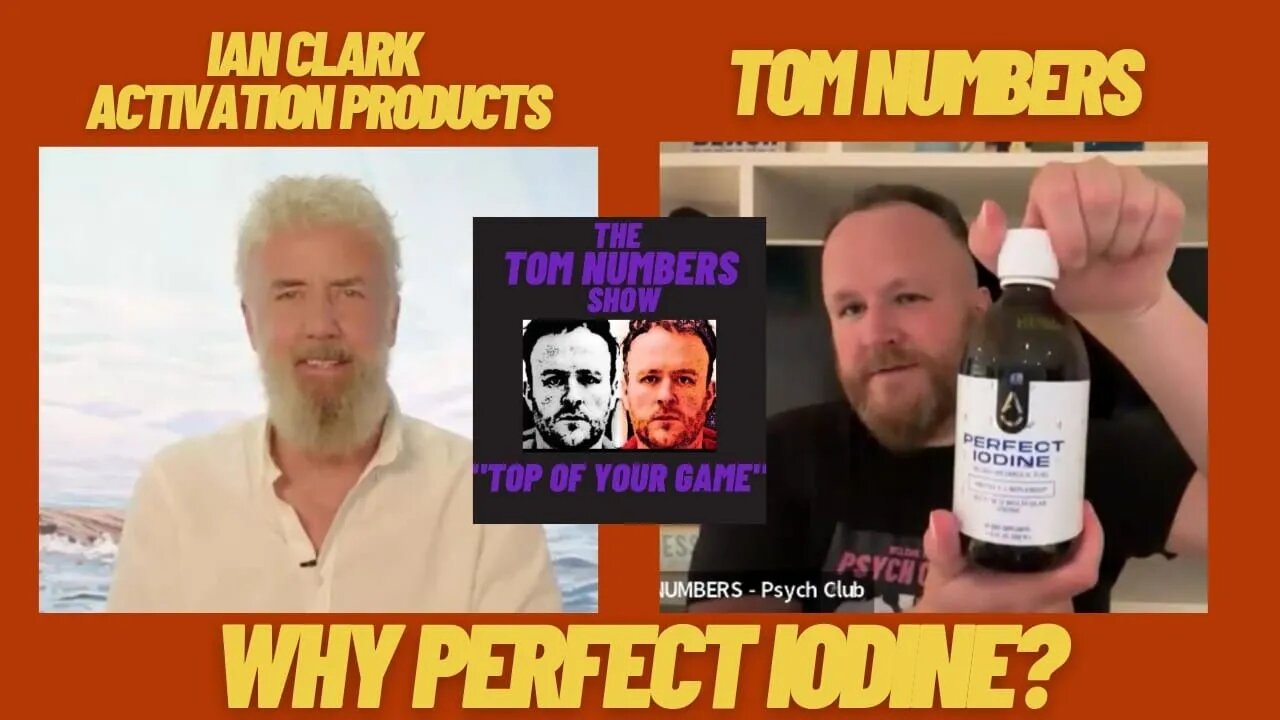 Why the POWER OF PERFECT IODINE❓.. Ian Clark with Tom Numbers