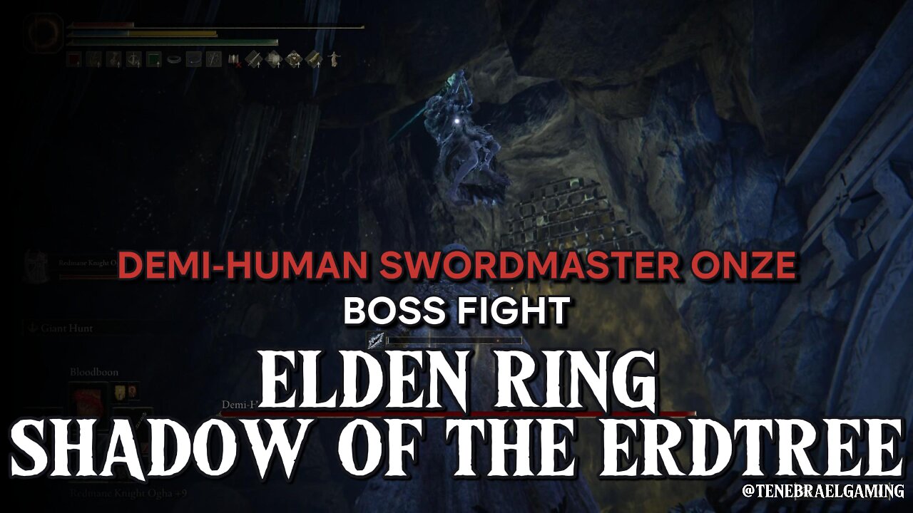 DEMI HUMAN SWORDMASTER ONZE #eldenring #shadowoftheerdtree #BOSSFIGHT