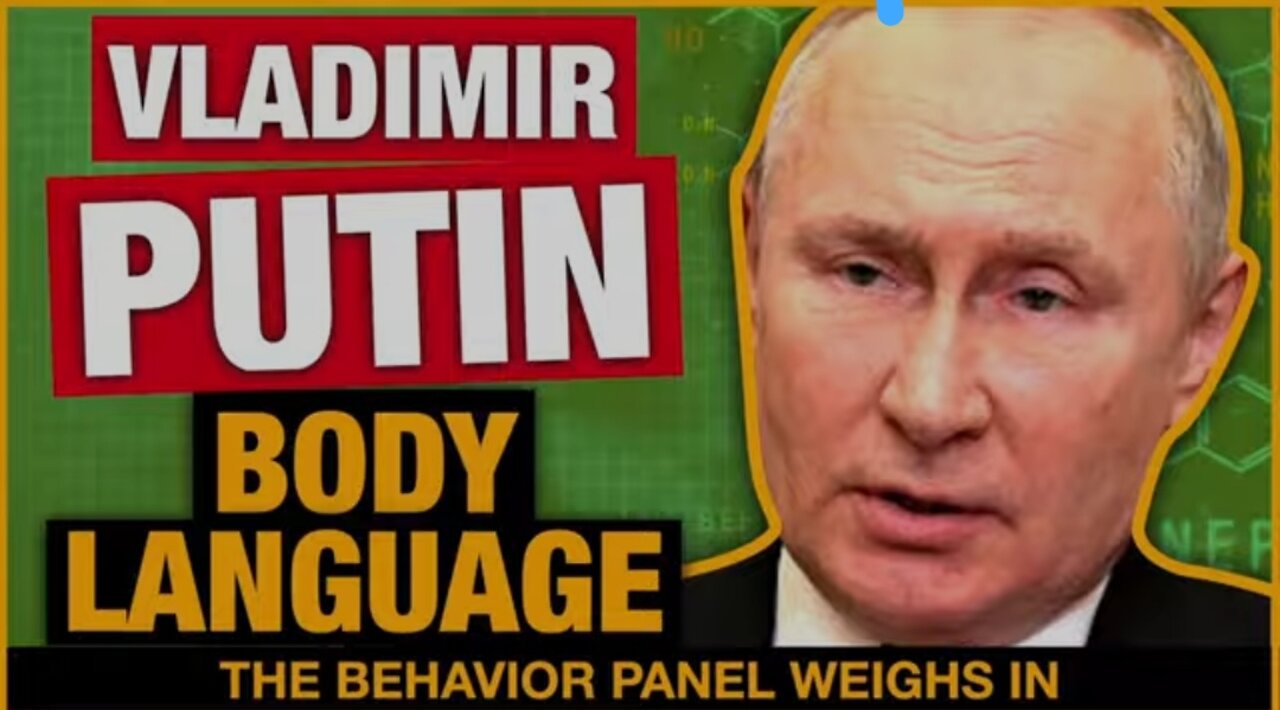 Vladimir Putin. Body language.