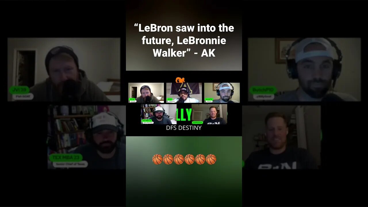 LeBronnie Walker is born!! #draftkings #dfs #debate #lebron #nba #hottake #nbaplayoffs