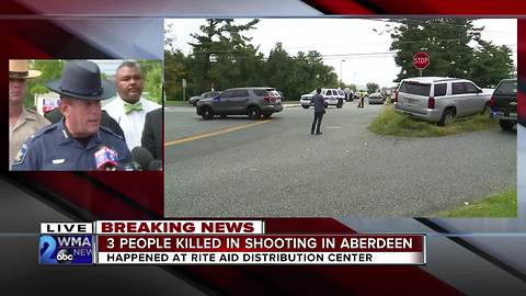 Harford County officials hold first briefing on Aberdeen shooting