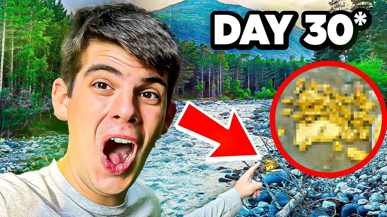 I made a GOLD choice, 30 days mining & diving Alaska gold claim!!