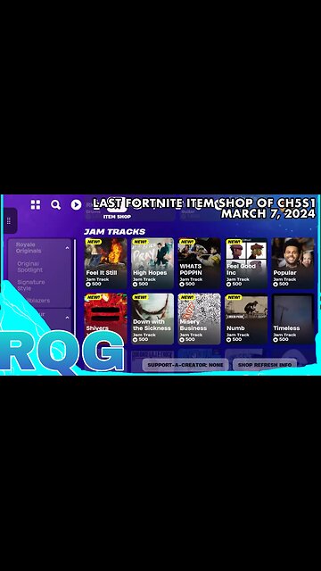 LAST ITEM SHOP OF CH5S1! FORTNITE ITEM SHOP (March 7, 2024)