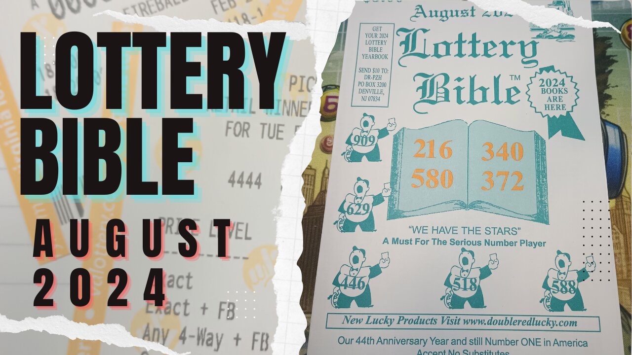 Lottery Bible 🙏 August 2024