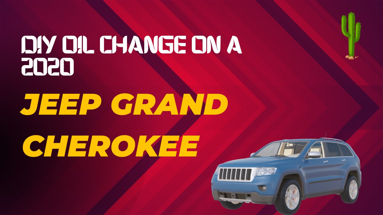 2020 Jeep Grand Cherokee oil change tutorial