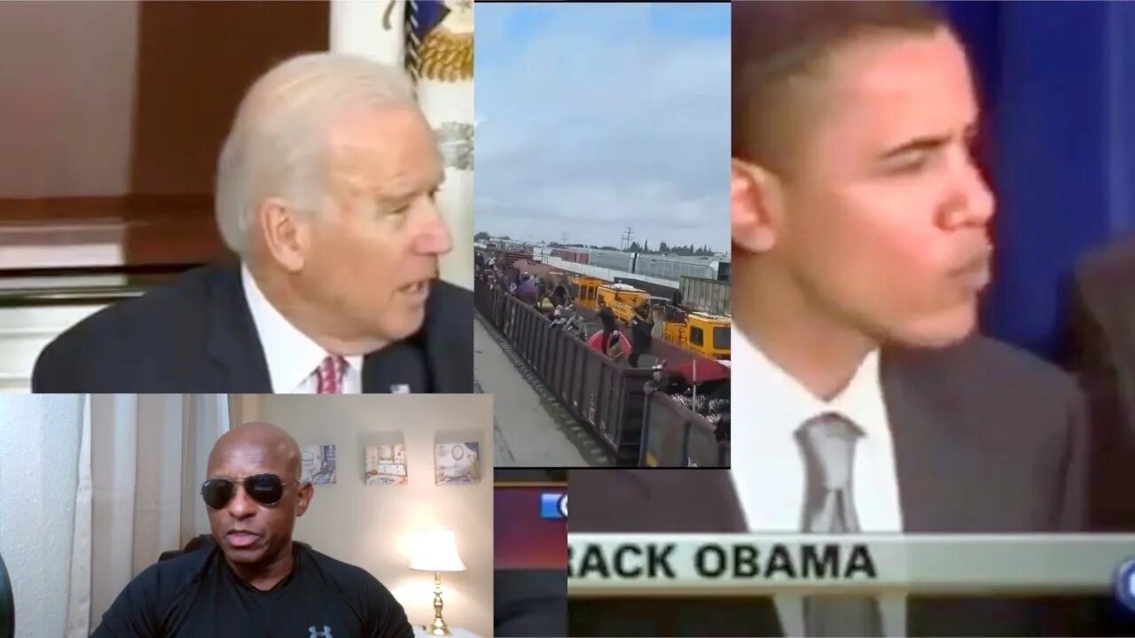 As Senators Biden And Obama Were Against Illegal Immigration: Now Trains Are Bringing Them Over