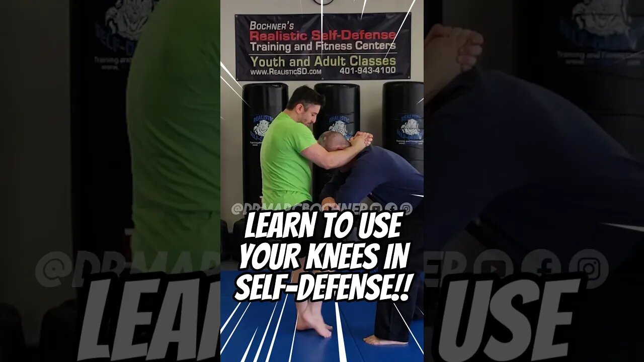 Learn to Use Your Knees in Self-Defense! #bullyprevention #bullyingstopsnow #doctormarcbochner