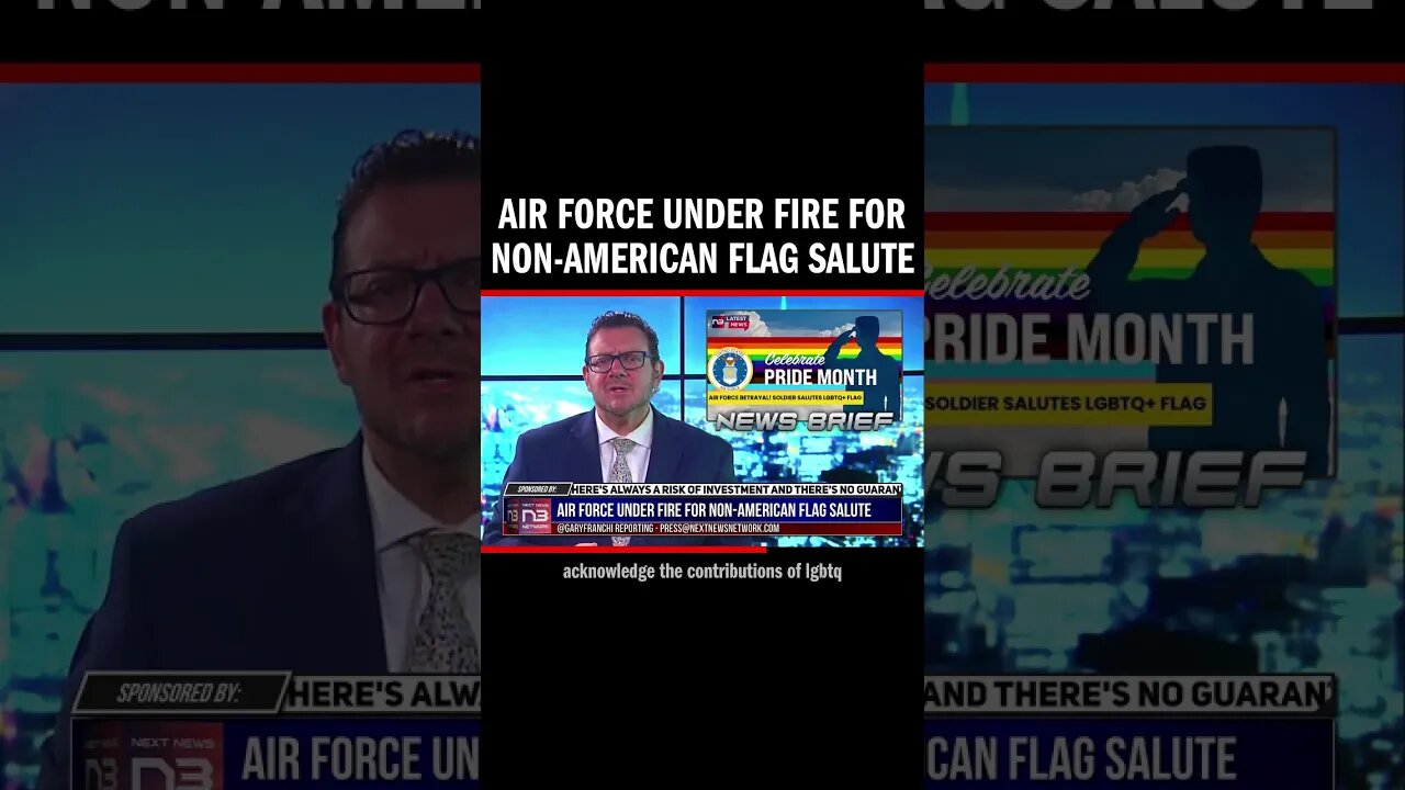 Air Force Under Fire for Non-American Flag Salute