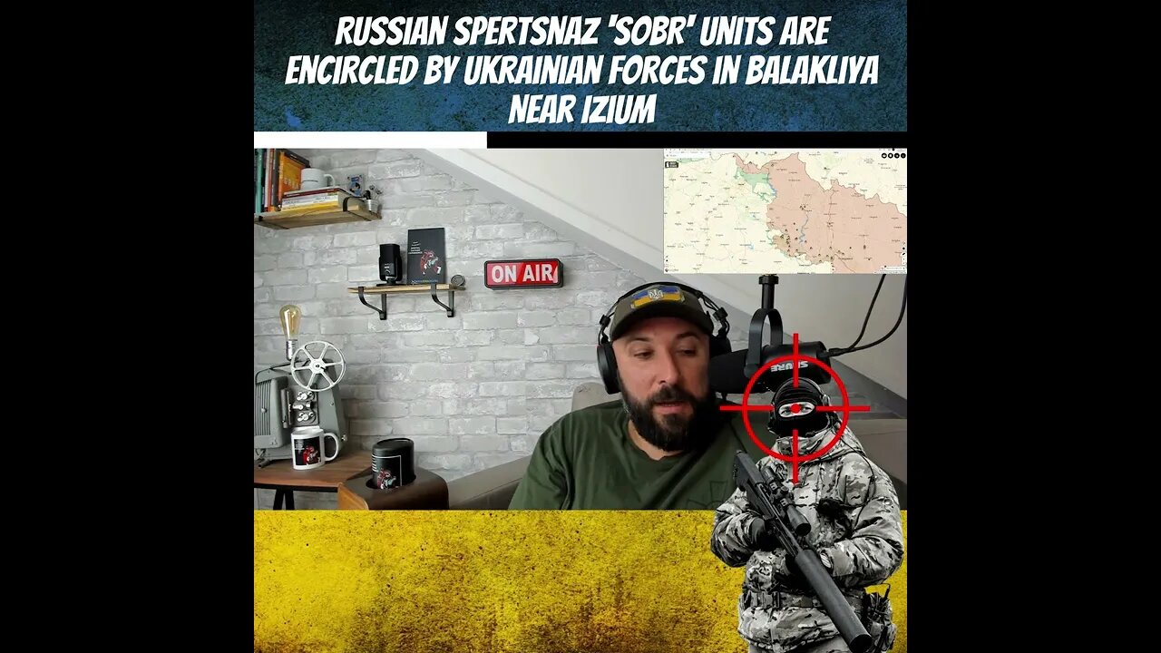 Russian Spertsnaz 'SOBR' Units Surrounded by Ukrainian Forces in Balakliya, Ukraine 9-6-22